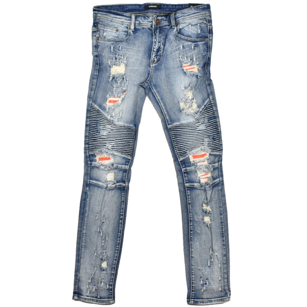    Kindred-Ripped-Skinny-Fit-Jeans-Md-Indigo-Memphis-Urban-Wear