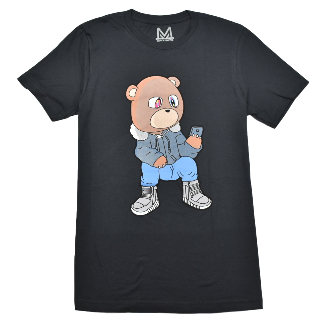  daddy Bear Face with Sunglasses T-Shirt : Clothing