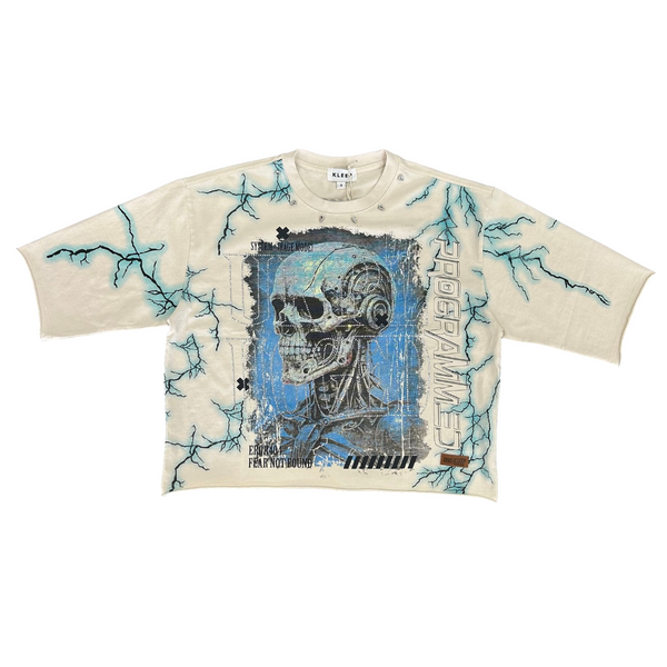 kleep-unplugged-rhinestone-graphic-mens-cropped-tee-bone-memphis-urban-wear