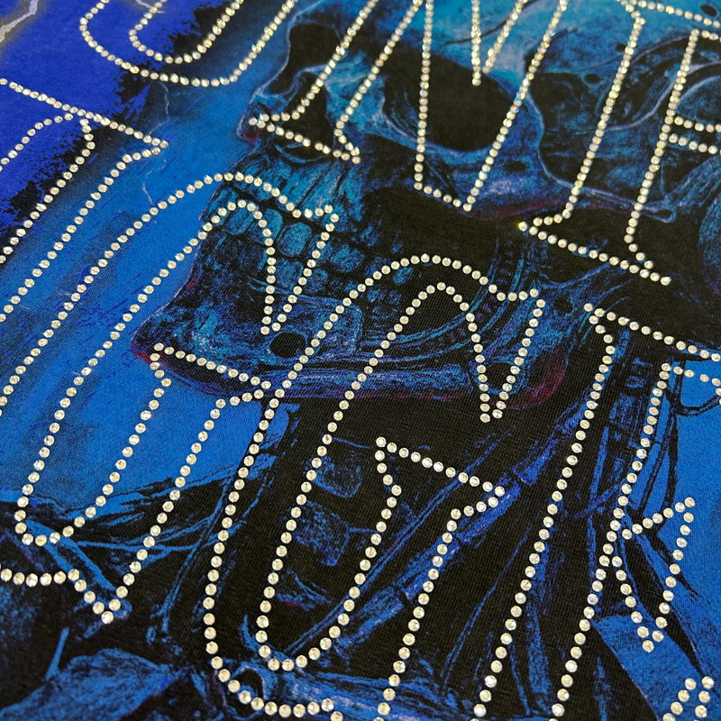 kleep-unplugged-rhinestone-graphic-mens-cropped-tee-royal-blue-memphis-urban-wear