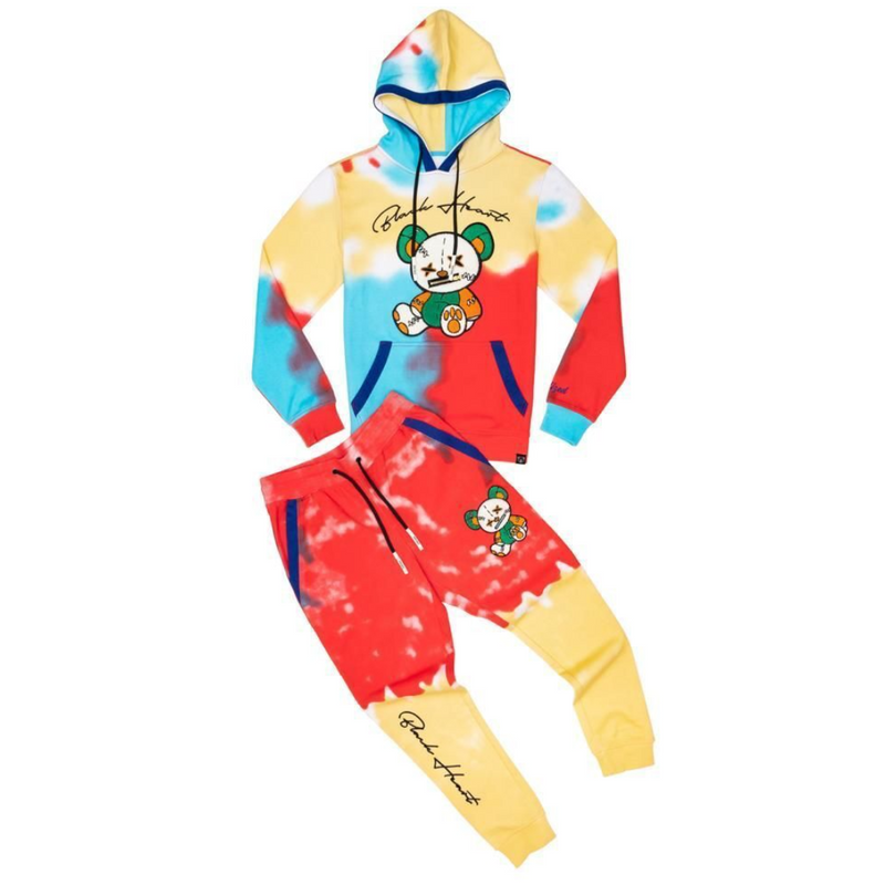 CIVILIZED Camo Bear Color Block Hoodie Jogger Set (ROYAL & MULTI) – Dee's  Urban Fashion