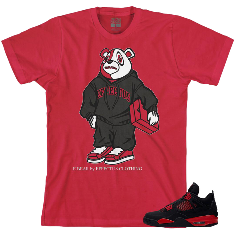 Effectus-Clothing-Ralph-Bear-Red-T-Shirts-Memphis-Urban-Wear