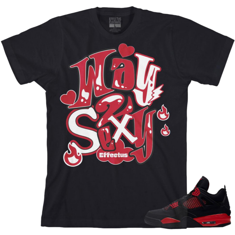 Effectus Clothing Way 2 Sexy Black T-shirts | Memphis Urban Wear L / Black Effectus Clothing Way 2 Sexy Black T-shirts | Memphis Urban Wear L / Black