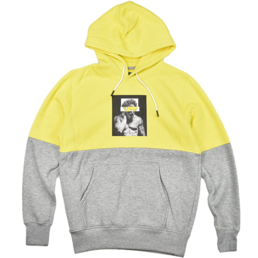 Yellow and grey hoodie new arrivals