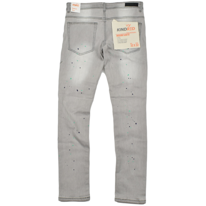 Grey 2025 paint jeans