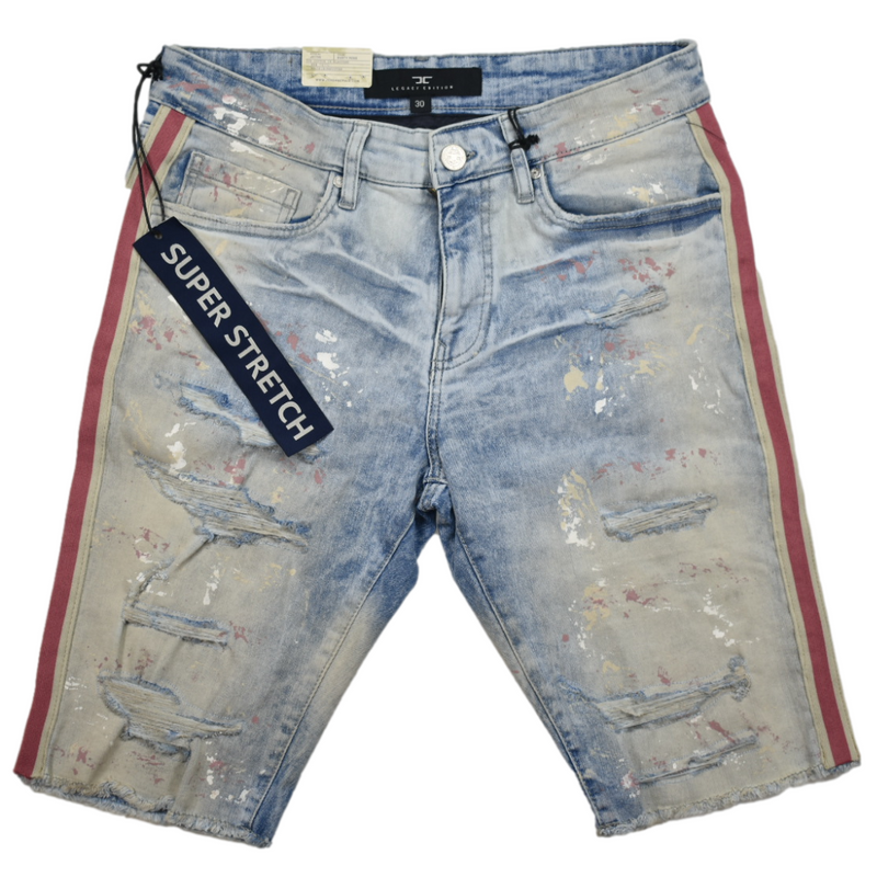 ordan-craig-side-stripe-paint-splatter-denim-shorts-memphis-urban-wear-1